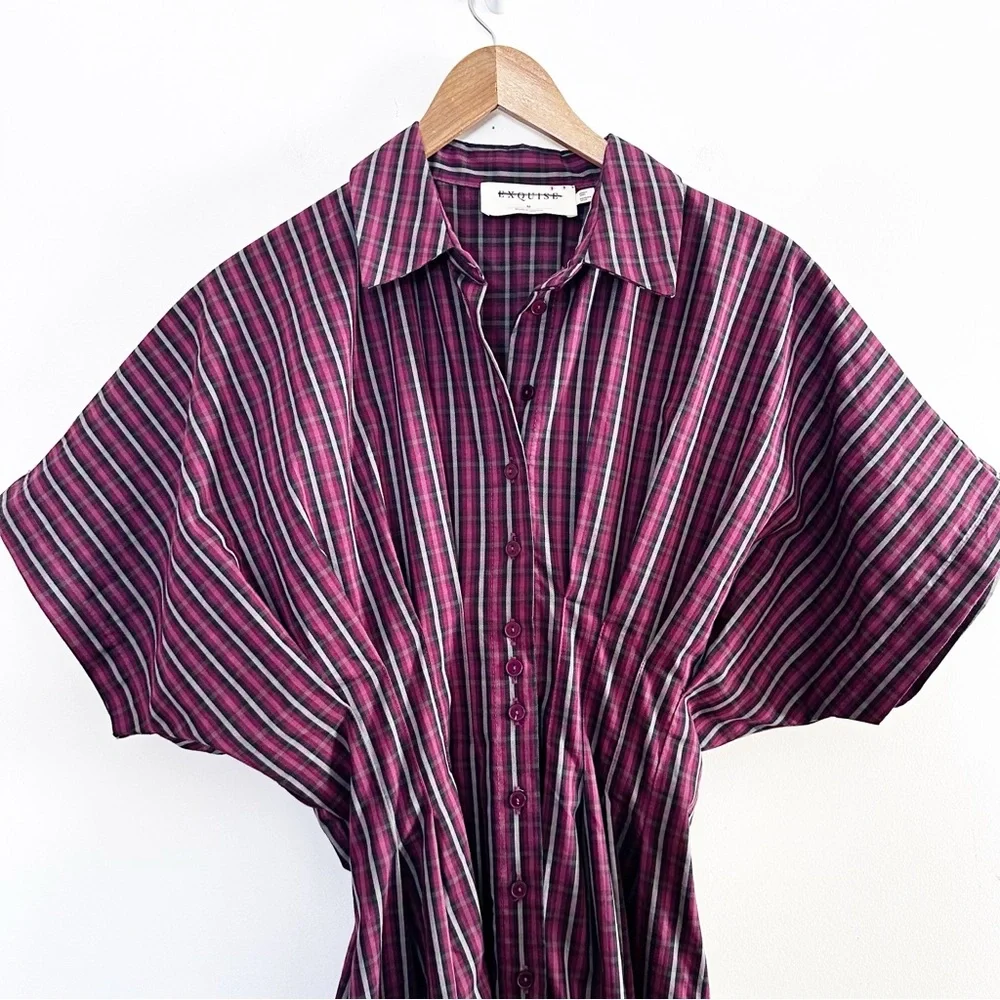 Anthropologie The Tobie Shirt Dress by Exquise - Picture 6 of 7